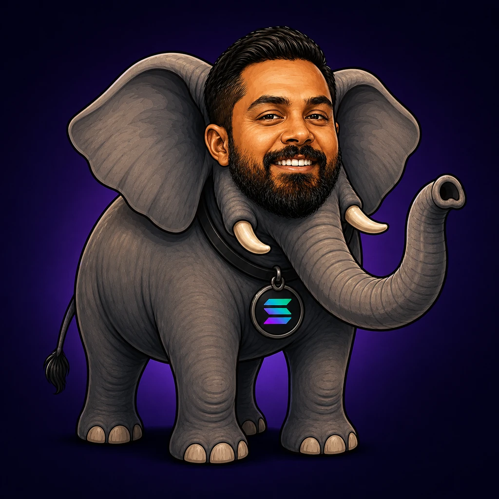 Raj Elephant — Solana Pets character artwork